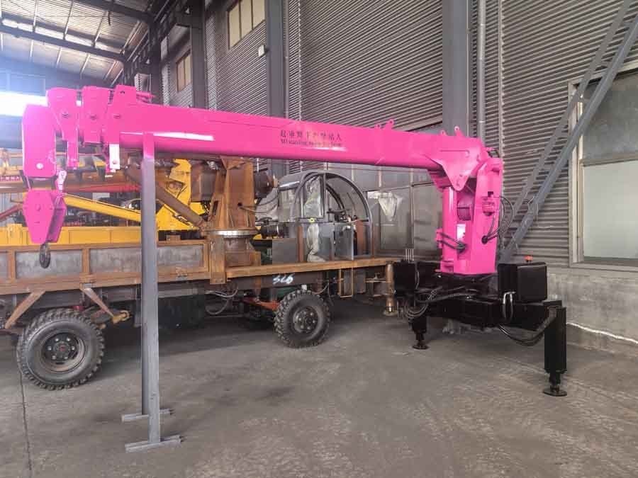 挖抓船吊固定吊車載吊總成